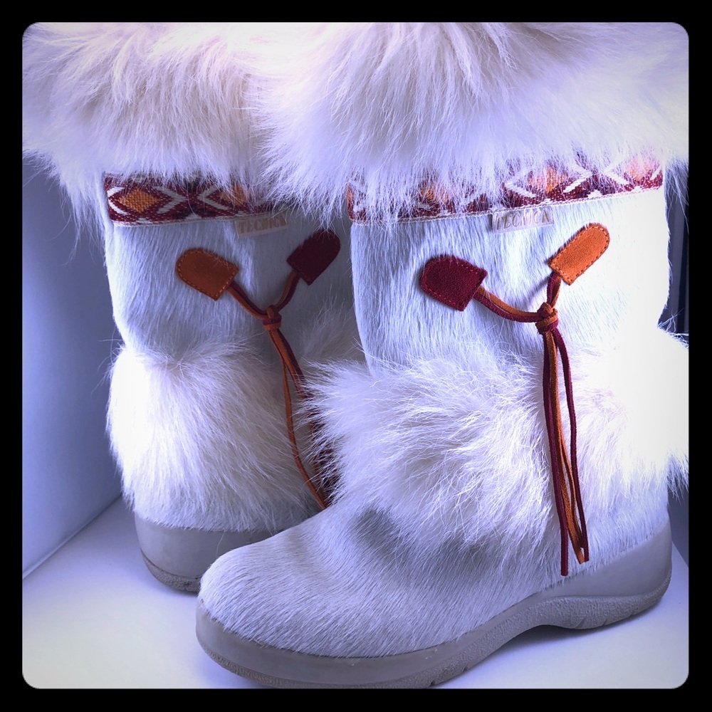 COPY - White Fur Tecnica Boots